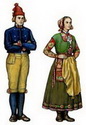 Шведы — Традиционный костюм.