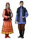 Татары — Традиционная одежда.