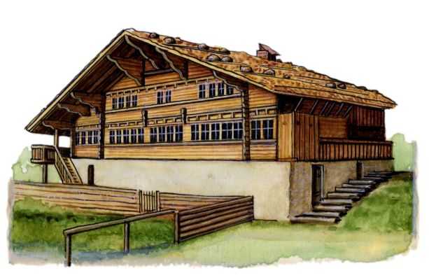 Альпийский дом.
