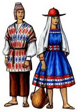 Боливийцы. Традиционная одежда.