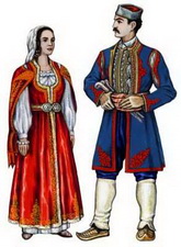 Черногорцы. Традиционный костюм.