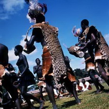Яо (Африка). Охотничий танец. Мозамбик.